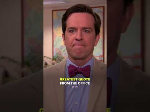 The Greatest Quote from ''The Office''.