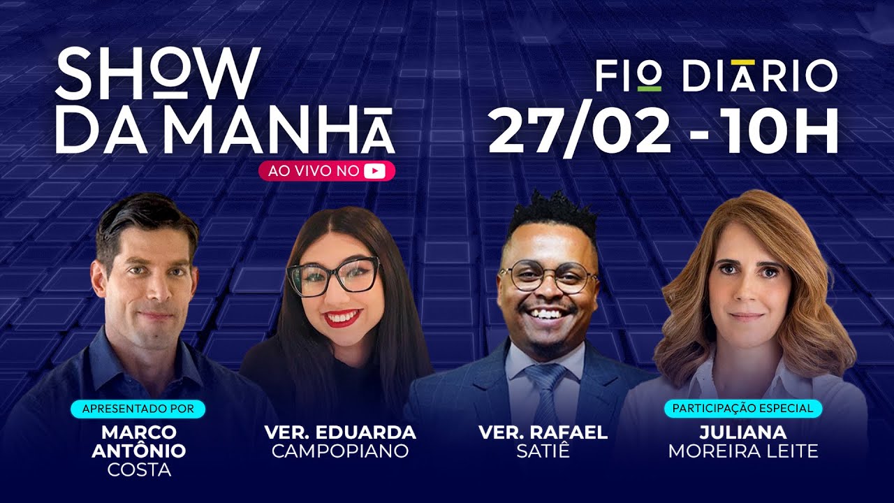 SHOW DA MANHÃ - TRUMP MANDA FORTE RECADO PARA MORAES - 27/02/2024
