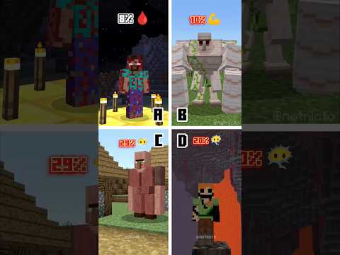 Minecraft Wellerman Edit: Which One Is Your Favourite? #shorts #notnicto