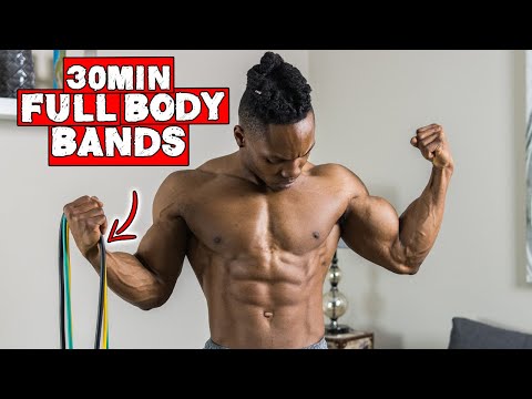 30 MINUTE FULL BODY RESISTANCE BAND HOME WORKOUT