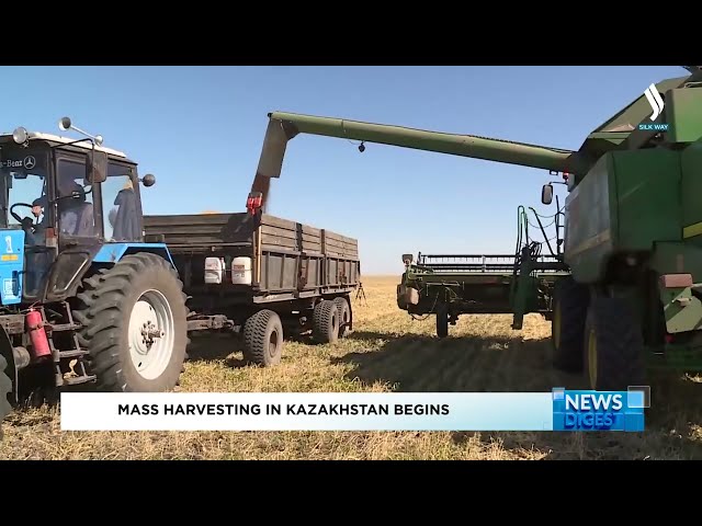 Массовый сбор урожая начался во всех регионах Казахстана