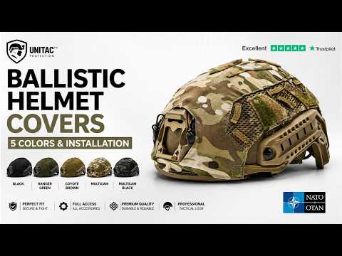 UNITAC helmet covers in 5 colors