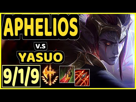NUCLEAR (APHELIOS) vs YASUO - 9/1/9 KDA BOTTOM ADC CHALLENGER GAMEPLAY - KR
