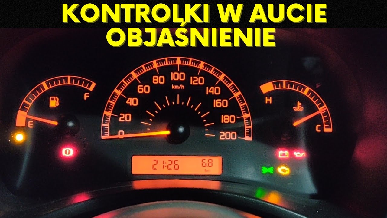 Kontrolki samochodowe - objaśnienie