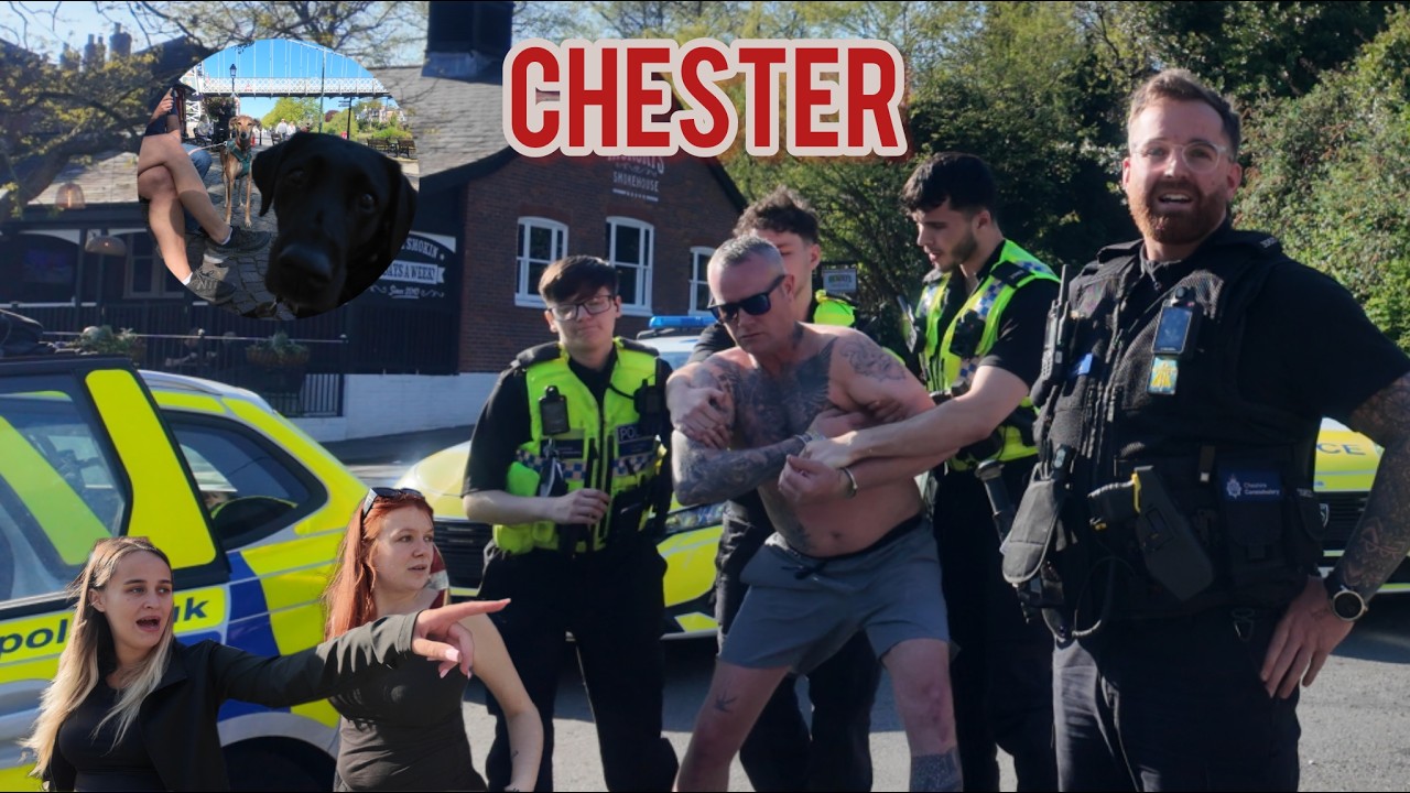 Chester On St George's Day | Good Vibes To Police Chaos... What Happened?
