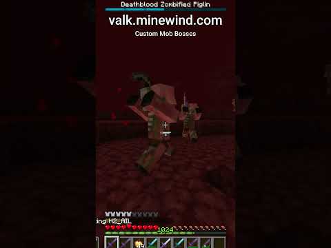 Summoning Boss Mobs in Minecraft Minewind!