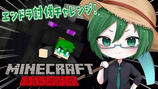 【 #666鯖Minecraft】バニラ装備でエンドラ討伐に挑戦！