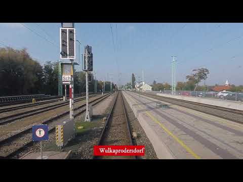 Führerstandsmitfahrt / Cab Ride Wulkaprodersdorf - Neusiedl am See, 4124 [Österreich, Austria]