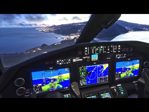 Madeira ↸ Offset Approach - Cessna Citation Longitude - MSFS 2024