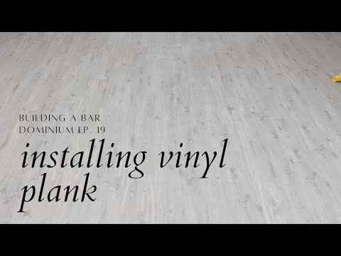 Installing vinyl plank flooring // Building a barndominium Episode 19