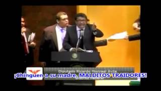 MONREAL ENOJADO EN EL SENADO