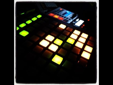 A Live Arrangement of a Remix using an Akai Apc40 - "Betaflex - Strange Love (Albino 9 Remix)"