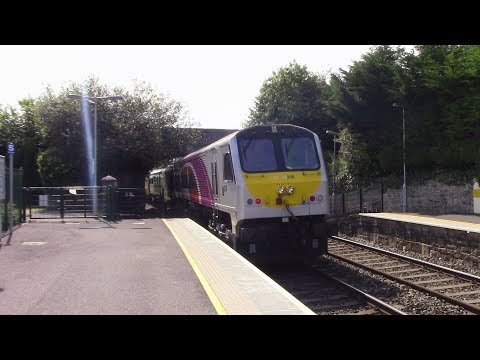 Enterprise Trains in the Scarva Area & Belfast Central Station 2/9/17 & 3/9/17