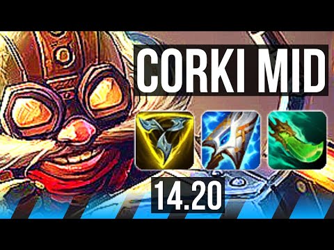 CORKI vs CASSIOPEIA (MID) | 6/1/5 | NA Diamond | 14.20