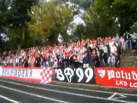 Doping na meczu ŁKS Łomża - Wigry Suwałki (2005)