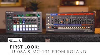 Video thumbnail for The Roland Boutique JU-06A & the MC-101: A First Look | Reverb by Reverb