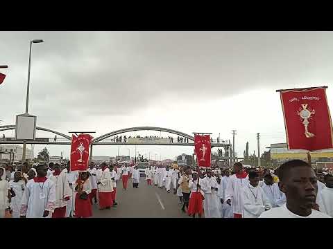 Procissão do Corpo e Sangue de Cristo. Luanda/zona sul.