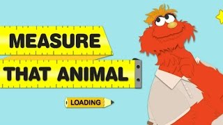 Sesame Street Measure That Animal Murray Online Game For Children