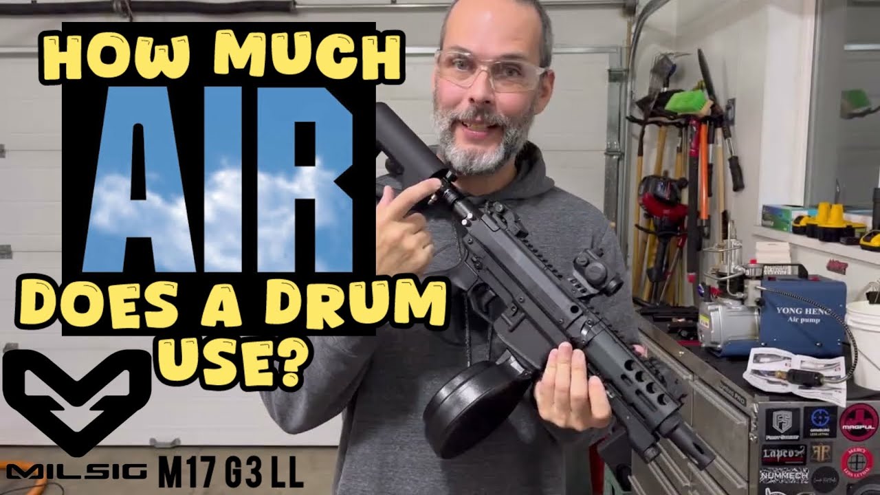 LL4D - Milsig M17 G3LL | New 32rd Drum Magazine Shot Count