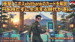 【衝撃】エポス×bitbankのカードを解説!円を持たずに生活する時代が遂に..