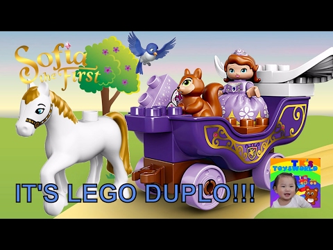 LEGO DUPLO DISNEY JUNIOR SOFIA THE FIRST - SOFIA'S MAGICAL CARRIAGE 10822 UNBOXING REVIEW