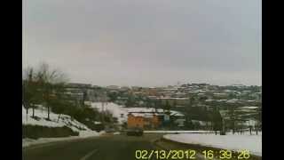 preview picture of video 'Da Benevento a Paduli con la neve sulla SS90'