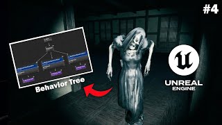 Behavior Tree For Ghost AI in Unreal Engine 5 | Horror Escape Game - Part 4 | Beginner Friendly