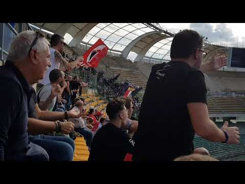 Bari - Cavese 4-0. Cori e tifo settore ospite