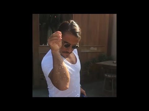Salt Bae salting Steak - SMOOTH SALTING (FULL VERSION MEME)