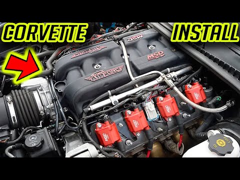 MSD Atomic Air Force Intake Install Corvette