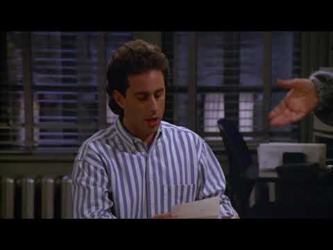Seinfeld - Writing a letter to the Sniffing Acountant