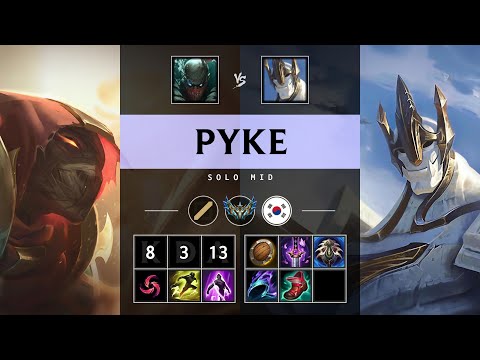 Pyke Mid vs Galio - KR Challenger Patch 25.11