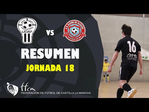 RESUMEN UDAF AFANION - U.D. RACING DE ALCAZAR  (4 -1 )/ Jornada 18/Temp20-21/Tercera division fs
