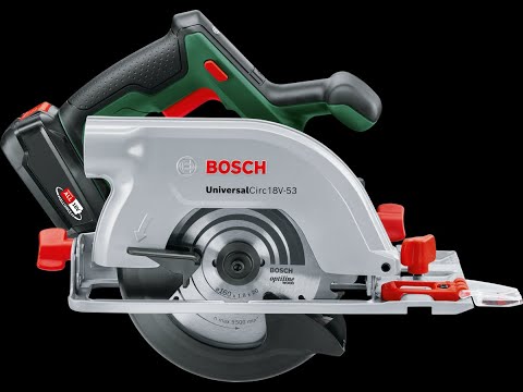 Cordless Circular Saw Bosch UniversalCirc 18V-53 – Getting Started