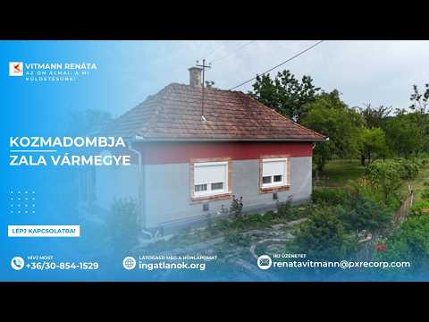 Eladó családi ház, Kozmadombja 2 szoba 82 m² 32 M Ft