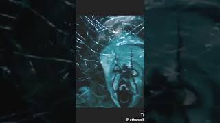 when pennywise tells a little boy to open the door