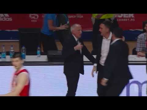 Kalinić and Mitrović connect for the CLUTCH 2-pointer (Crvena zvezda mts - Partizan NIS, 29.5.2022)