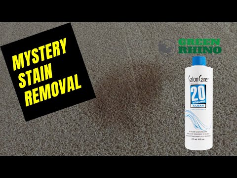 Stain remover for carpet - 20 Volume Peroxide