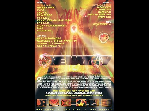 DJ BROCKIE MC DET FOXY ONE NATION NEW YEARS EVE 97