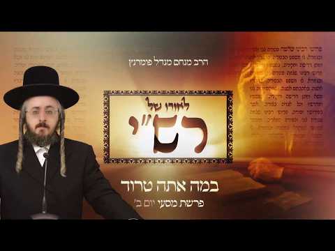 לאורו של רש"י - יום ב' פרשת מסעי