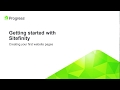 Getting Started With Sitefinity