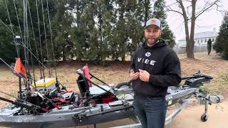 Video thumbnail for Vibe Shearwater 125 Ribolovački kajak sa pedalama 18