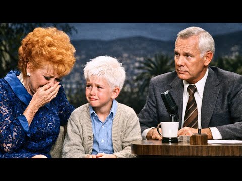 Lucille Ball Broke Down When a 7 Year Old Spoke — Johnny Carson Just Sat There Speechless!