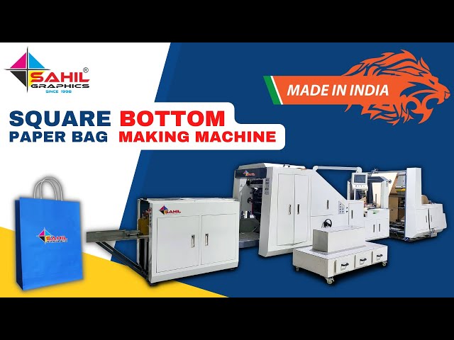 Paper Bag Making Machine - Fully Automatic Twisted Rope Handle Square ...