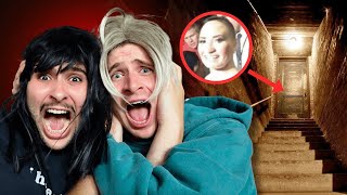 Download lagu SURVIVING THE NIGHT IN ANOTHER HAUNTED HOTEL ft. SCOTT KRESS! mp3