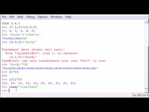 Python Programming Tutorial 11 Editing Sequences