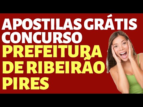 BAIXAR APOSTILA CONCURSO Prefeitura de Ribeirão Pires