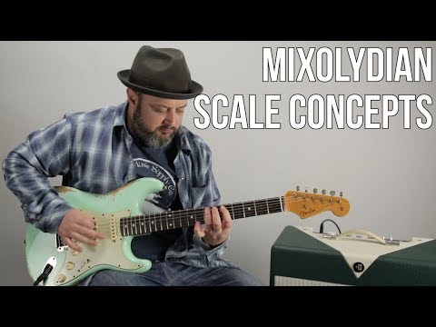 Blues Rock Lead Guitar Lesson Using The Mixolydian Mode (Scale)