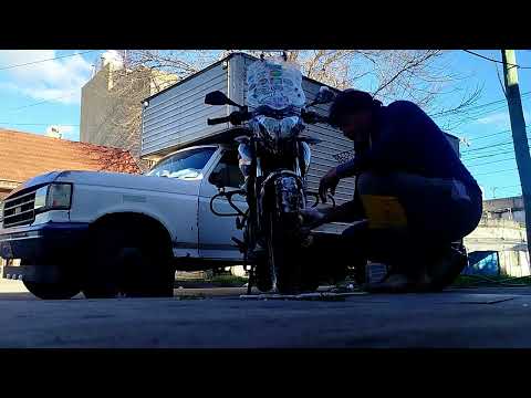 Lavando la morocha después del viaje,  (San Cristóbal Pcia de Santa fé 🏍️✌️❤️