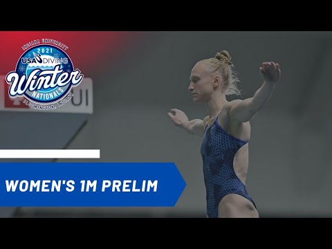 Women's 1-meter springboard Prelims USA Diving Winter Nationals